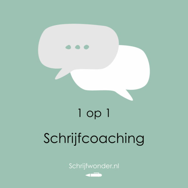 1 op 1 schrijfcoaching