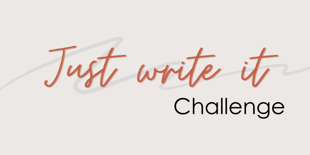 just write it challenge