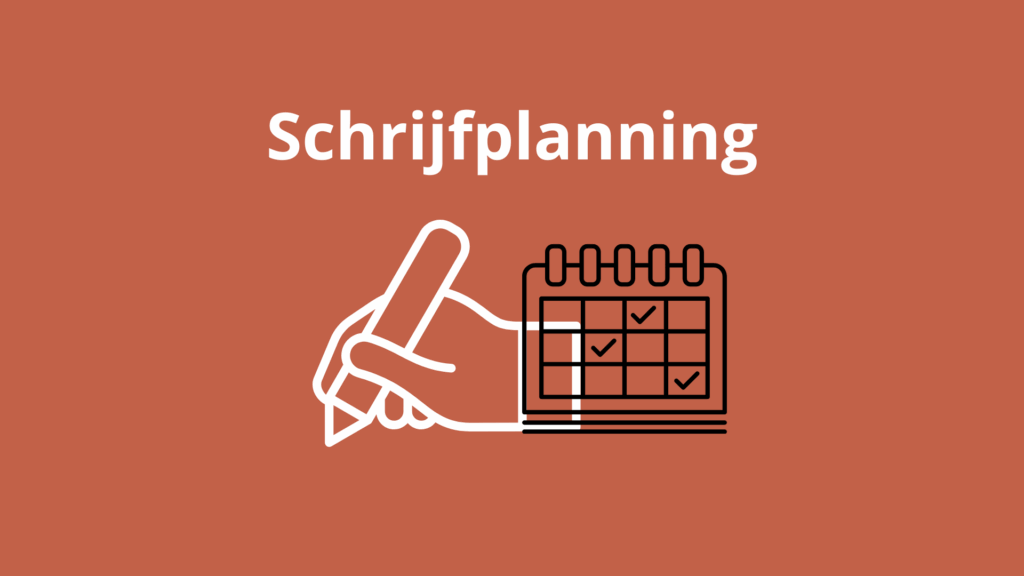 cursus schrijfplanning