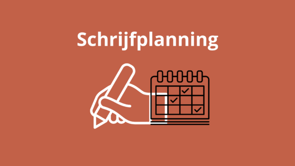 cursus schrijfplanning