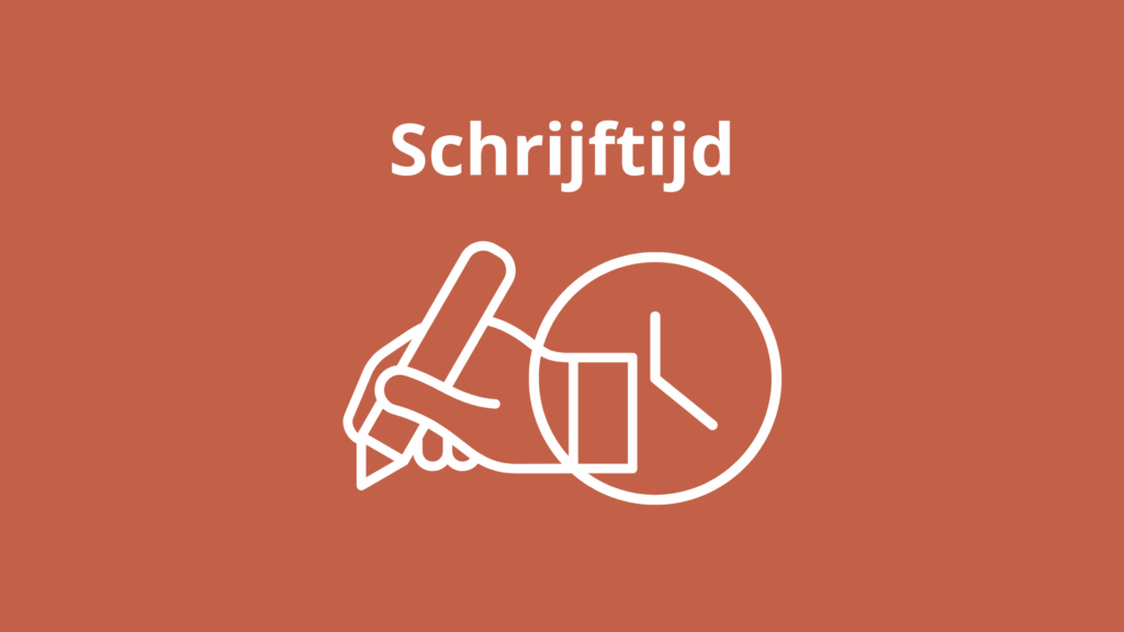 cursus schrijftijd