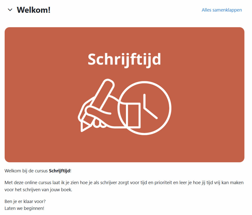 schrijftijd